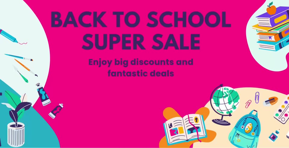 WaZhop promotion - school supplies