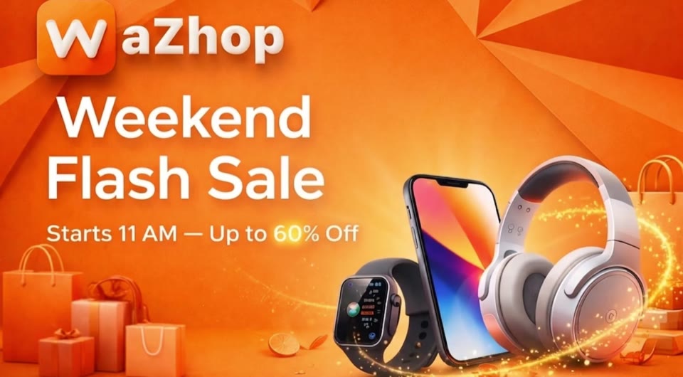 WaZhop promotion - flash sale